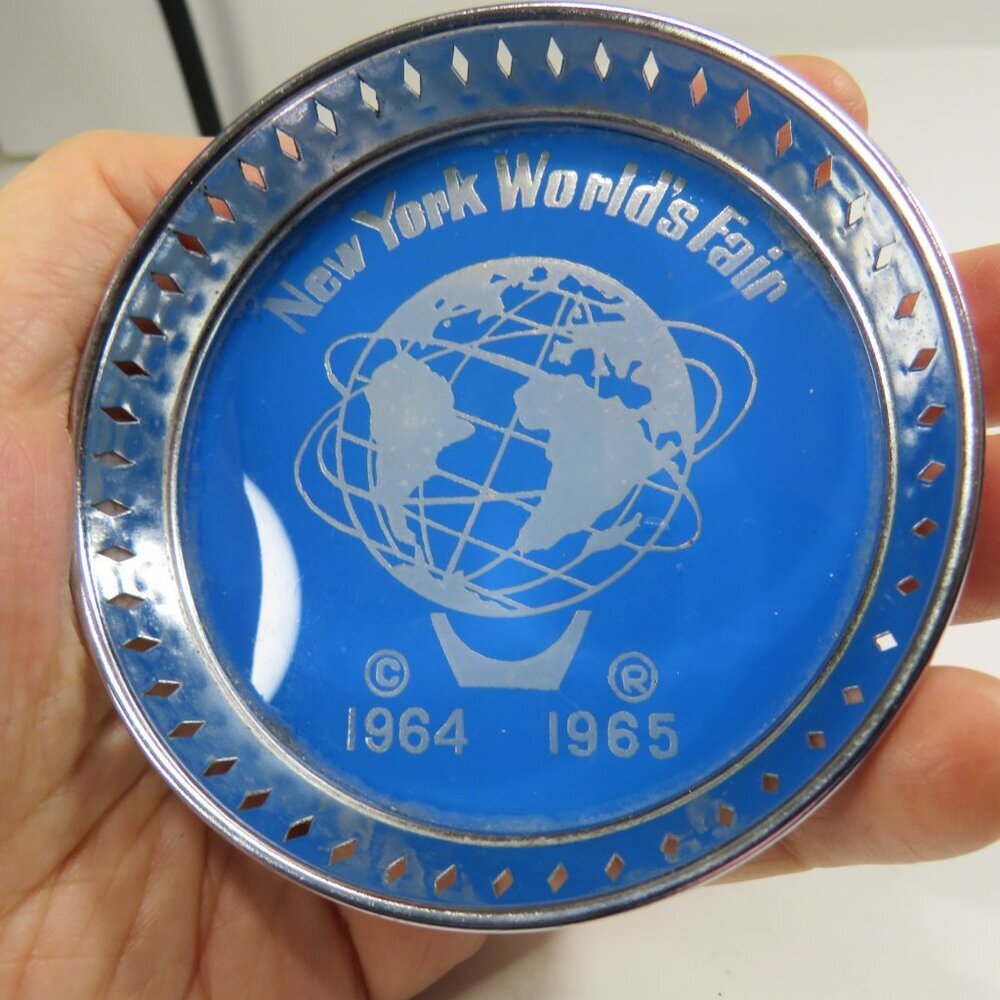 New York World's Fair 1964 souvenir Coaster | Trinket Tray | Ashtray